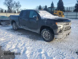 2023 Chevrolet Silverado 1500 LT with VIN 3GCPDKEK7PG230326, listed as a Copart auction lot 88653455 with 25,626 mi miles and Salvage Title. Bid and sale history available at carsss.com. Image 4.