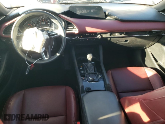 2020 Mazda Mazda3 Hatchback Premium Package with VIN JM1BPBNM9L1158444, listed as a Copart auction lot 49339575 with 93,329 mi miles and Salvage Title. Bid and sale history available at carsss.com. Image 8.