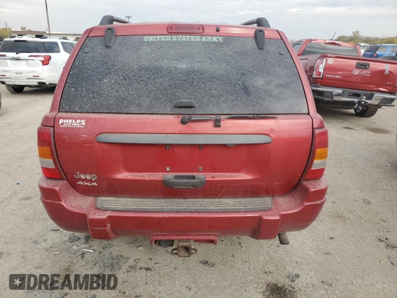 2003 Jeep Grand Cherokee Laredo z VIN 1J4GW48S73C523300, wystawiony jako Copart lot #73612503 z przebiegiem 109 570 mil mil oraz Nie do naprawy • Non repairable. Historia ofert i sprzedaży dostępna na DreamBid. Obrazek 6.