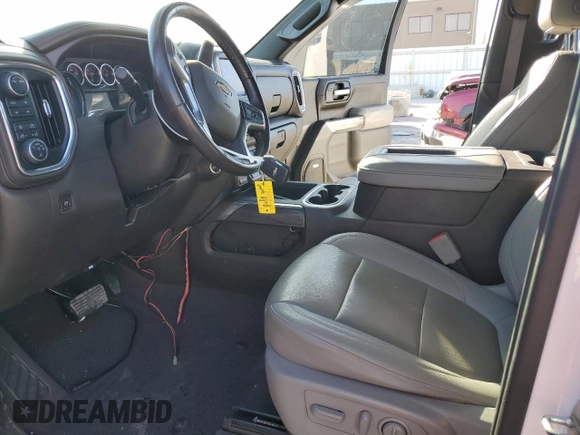 2021 Chevrolet Silverado 1500 LTZ with VIN 3GCUYGET3MG321862, listed as a Copart auction lot 81324384 with 123,966 mi miles and Salvage Title. Bid and sale history available at DreamBid. Image 7.