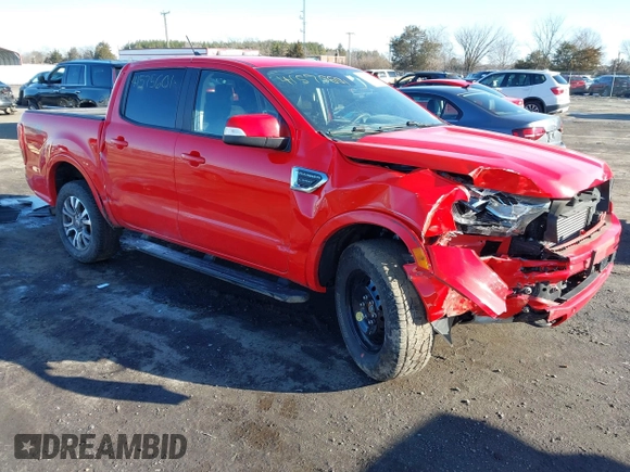 2020 Ford Ranger XL with VIN 1FTER4FH1LLA08126, listed as a IAAI auction lot 41575601 with 1 mi miles. Bid and sale history available at carsss.com. Image 1.