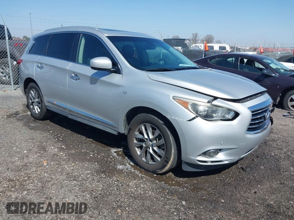 2015 Infiniti QX60 with VIN 5N1AL0MN7FC510527, listed as a IAAI auction lot 41791053 with 256,246 mi miles. Bid and sale history available at carsss.com. Image 1.
