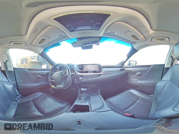 2021 Lexus ES 300h Luxury with VIN 58AEA1C11MU012688, listed as a Copart auction lot 89016795 with 123,574 mi miles and Salvage title. Bid and sale history available at DreamBid. Image 12.