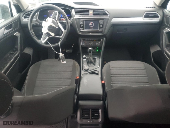 2024 Volkswagen Tiguan S with VIN 3VVFB7AX0RM051356, listed as a Copart auction lot 43218935 with 13,201 mi miles and Salvage Title. Bid and sale history available at carsss.com. Image 8.