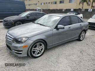 2013 Mercedes-Benz C 350 Sport with VIN WDDGF5HB3DA816948, listed as a Copart auction lot 51759835 with 80,217 mi miles and Salvage Title. Bid and sale history available at DreamBid. Image 1.