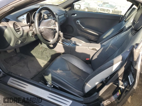 2006 Mercedes-Benz SLK-Class 3.0L with VIN WDBWK54F86F093841, listed as a Copart auction lot 69092934 with 161,183 mi miles and Salvage Title. Bid and sale history available at carsss.com. Image 7.