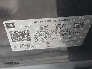 2019 GMC Acadia Denali with VIN 1GKKNXLSXKZ114736, listed as a IAAI auction lot 41679200 with 56,086 mi miles and . Bid and sale history available at carsss.com. Image 9.