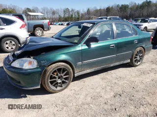 2000 Honda Civic LX z VIN 1HGEJ6672YL068550, wystawiony jako Copart lot #43156234 z przebiegiem 258 216 mil mil oraz Szkoda całkowita • Salvage title. Historia ofert i sprzedaży dostępna na DreamBid. Obrazek 1.