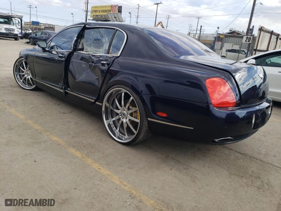 2006 Bentley Continental Flying Spur with VIN SCBBR53W66C037740, listed as a Copart auction lot 76144934 with NaN miles and Salvage Title. Bid and sale history available at carsss.com. Image 2.