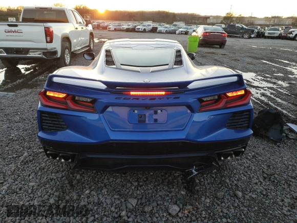2020 Chevrolet Corvette 1LT with VIN 1G1Y62D48L5111129, listed as a Copart auction lot 71636922 with 25,397 mi miles. Bid and sale history available at carsss.com. Image 6.