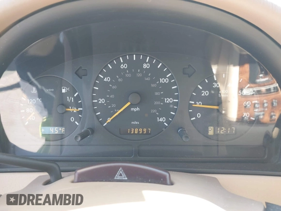 2000 Mercedes-Benz M 320/430/500 with VIN 4JGAB54E5YA165724, listed as a IAAI auction lot 42001654 with 138,997 mi miles and . Bid and sale history available at DreamBid. Image 7.