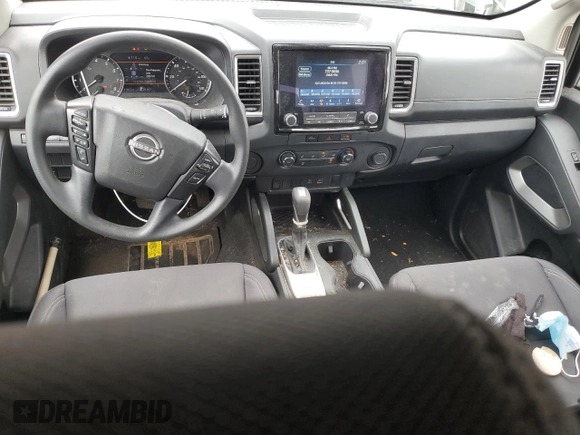 2023 Nissan Frontier SV with VIN 1N6ED1EJ9PN650022, listed as a Copart auction lot 49843795 with 37,857 mi miles and Salvage title. Bid and sale history available at DreamBid. Image 8.