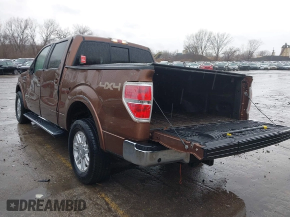 2011 Ford F-150 XLT with VIN 1FTFW1ET7BKD43896, listed as a IAAI auction lot 41709050 with 228,834 mi miles. Bid and sale history available at carsss.com. Image 3.
