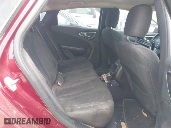 2015 Chrysler 200 Limited with VIN 1C3CCCAB3FN606107, listed as a IAAI auction lot 42062802 with 97,011 mi miles and . Bid and sale history available at DreamBid. Image 8.