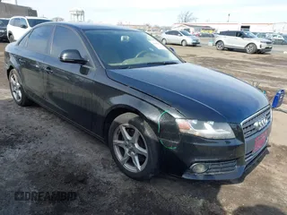 2009 Audi A4 2.0T Prem with VIN WAULF78K49N014751, listed as a IAAI auction lot 41618137 with 135,016 mi miles. Bid and sale history available at carsss.com. Image 1.