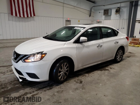 2017 Nissan Sentra SV with VIN 3N1AB7AP1HY333654, listed as a Copart auction lot 58399625 with 120,211 mi miles and Clean title. Bid and sale history available at DreamBid. Image 1.