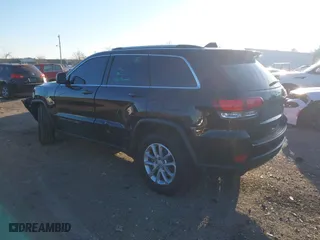 2021 Jeep Grand Cherokee Laredo X with VIN 1C4RJEAG9MC511837, listed as a IAAI auction lot 41386461 with 52,184 mi miles. Bid and sale history available at carsss.com. Image 3.