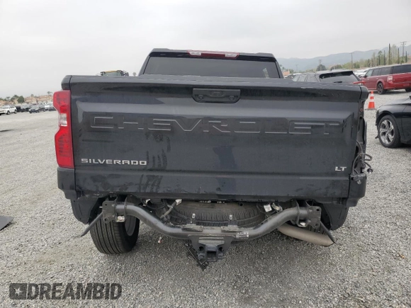 2024 Chevrolet Silverado 1500 LT with VIN 3GCPDKEK2RG420277, listed as a Copart auction lot 50235965 with 9,639 mi miles and Salvage Title. Bid and sale history available at carsss.com. Image 6.