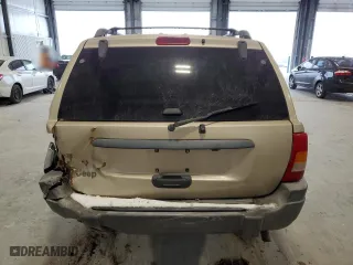 2001 Jeep Grand Cherokee Laredo with VIN 1J4GW48S91C563312, listed as a Copart auction lot 85728604 with 284,525 mi miles and Clean Title. Bid and sale history available at carsss.com. Image 6.