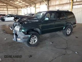 2000 Toyota 4Runner SR5 z VIN JT3GN86R7Y0142513, wystawiony jako Copart lot #59737405 z przebiegiem 197 768 mil mil oraz Szkoda całkowita • Salvage title. Historia ofert i sprzedaży dostępna na DreamBid. Obrazek 1.