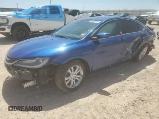 2015 Chrysler 200 Limited with VIN 1C3CCCAB6FN691587, listed as a Copart auction lot 51657205 with 0 mi miles and Clean Title. Bid and sale history available at carsss.com. Image 1.