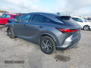 2023 Lexus RX with VIN 2T2BAMBA3PC002677, listed as a IAAI auction lot 41152887 with 24,434 mi miles. Bid and sale history available at carsss.com. Image 3.