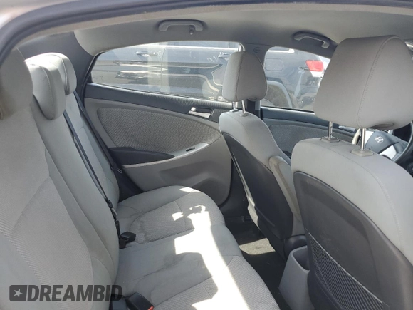2014 Hyundai Accent GLS with VIN KMHCT4AE7EU638117, listed as a Copart auction lot 49816955 with 189,255 mi miles and Salvage Title. Bid and sale history available at carsss.com. Image 10.