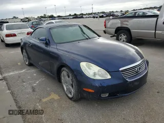 2002 Lexus SC with VIN JTHFN48Y520025507, listed as a Copart auction lot 76343484 with Not Provided miles and Salvage Title. Bid and sale history available at carsss.com. Image 4.