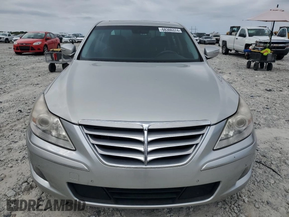 2011 Hyundai Genesis with VIN KMHGC4DF9BU139711, listed as a Copart auction lot 68300374 with 157,452 mi miles and Salvage Title. Bid and sale history available at carsss.com. Image 5.