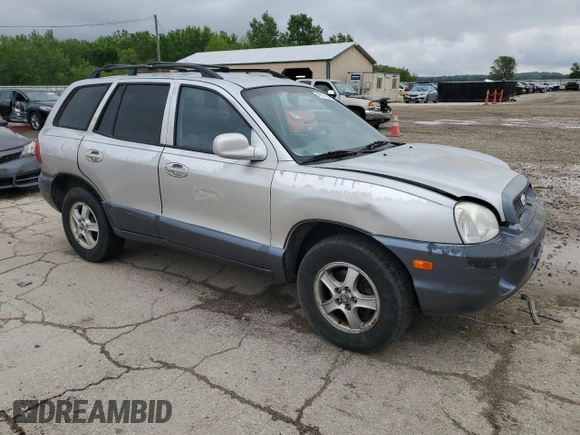 2004 Hyundai Santa Fe GLS with VIN KM8SC73D74U772335, listed as a Copart auction lot 49575564 with 146,840 mi miles and Clean Title. Bid and sale history available at DreamBid. Image 4.