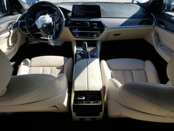 2017 BMW 5 Series 530i with VIN WBAJA5C37HG894017, listed as a Copart auction lot 46874095 with 128,150 mi miles and Salvage Title. Bid and sale history available at carsss.com. Image 8.