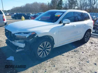 2021 Volvo XC90 Momentum with VIN YV4102PK4M1678500, listed as a IAAI auction lot 41185134 with 54,373 mi miles. Bid and sale history available at carsss.com. Image 20.