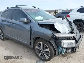 2021 Hyundai Kona Limited with VIN KM8K33A5XMU713252, listed as a IAAI auction lot 41367697 with 42,991 mi miles. Bid and sale history available at carsss.com. Image 6.