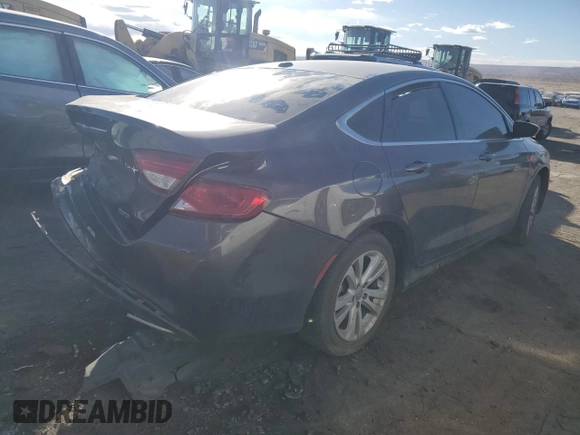 2015 Chrysler 200 Limited z VIN 1C3CCCAB6FN602665, wystawiony jako Copart lot #89352355 z przebiegiem 113 510 mil mil oraz Szkoda całkowita • Salvage title. Historia ofert i sprzedaży dostępna na DreamBid. Obrazek 3.