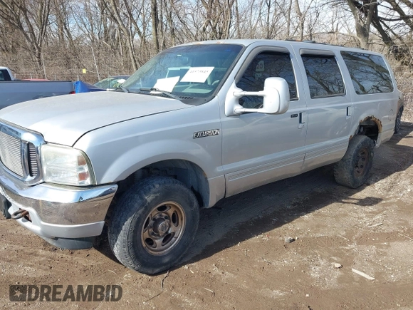 2001 Ford Excursion XLT z VIN 1FMNU41S41EC12353, wystawiony jako IAAI lot #41573845 z przebiegiem 198 777 mil mil oraz . Historia ofert i sprzedaży dostępna na DreamBid. Obrazek 2.