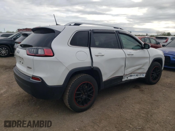 2019 Jeep Cherokee Latitude with VIN 1C4PJMCB4KD419299, listed as a Copart auction lot 55913265 with 80,058 mi miles and Salvage title. Bid and sale history available at DreamBid. Image 3.