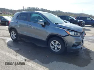 2020 Chevrolet Trax LS with VIN 3GNCJKSBXLL230292, listed as a IAAI auction lot 41852444 with 109,971 mi miles and . Bid and sale history available at carsss.com. Image 1.