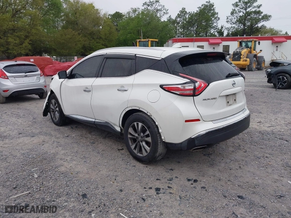 2017 Nissan Murano SV with VIN 5N1AZ2MG8HN119003, listed as a IAAI auction lot 41914020 with 119,931 mi miles. Bid and sale history available at carsss.com. Image 3.