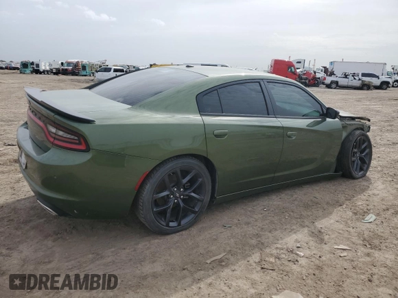2022 Dodge Charger SXT with VIN 2C3CDXBG8NH192926, listed as a Copart auction lot 48244585 with 39,468 mi miles and Salvage Title. Bid and sale history available at DreamBid. Image 3.