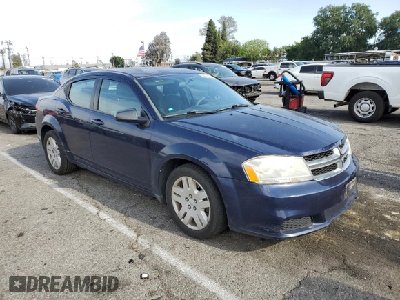 2013 Dodge Avenger SE with VIN 1C3CDZAB4DN742419, listed as a Copart auction lot 53137105 with 57,948 mi miles and Clean Title. Bid and sale history available at DreamBid. Image 4.