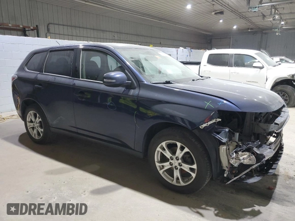 2014 Mitsubishi Outlander SE z VIN JA4AZ3A39EZ014190, wystawiony jako Copart lot #56565395 z przebiegiem 255 420 mil mil oraz Nie do naprawy • Non repairable. Historia ofert i sprzedaży dostępna na DreamBid. Obrazek 4.