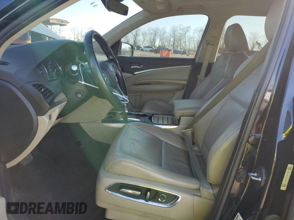2019 Acura MDX Technology with VIN 5J8YD3H57KL001707, listed as a Copart auction lot 52175315 with 133,483 mi miles and Salvage title. Bid and sale history available at DreamBid. Image 7.