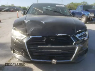 2017 Audi A3 Sedan Premium with VIN WAUB8GFF0H1017955, listed as a Copart auction lot 50989414 with 45,566 mi miles and Salvage Title. Bid and sale history available at carsss.com. Image 5.