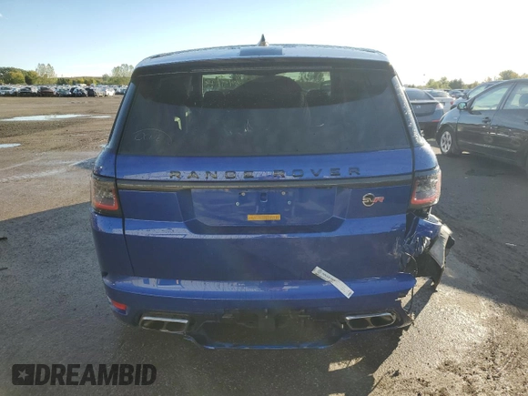 2019 Land Rover Range Rover Sport SVR with VIN SALWZ2SE9KA860425, listed as a Copart auction lot 74152184 with 71,780 mi miles and Salvage Title. Bid and sale history available at DreamBid. Image 6.