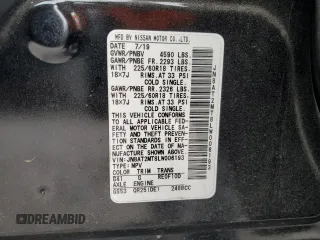2020 Nissan Rogue SV z VIN JN8AT2MT8LW006193, wystawiony jako Copart lot #47047475 z przebiegiem 64 443 mil mil oraz Szkoda całkowita • Salvage title. Historia ofert i sprzedaży dostępna na DreamBid. Obrazek 15.