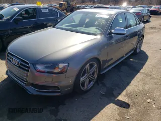 2015 Audi S4 Premium Plus with VIN WAUBGAFL8FA091434, listed as a Copart auction lot 46081473 with 169,356 mi miles. Bid and sale history available at carsss.com. Image 1.