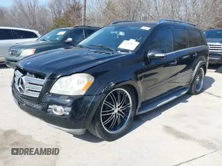 2008 Mercedes-Benz GL-Class 5.5L with VIN 4JGBF86E18A325735, listed as a IAAI auction lot 41580522 with 214,164 mi miles. Bid and sale history available at carsss.com. Image 2.