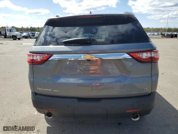 2020 Chevrolet Traverse LT Cloth with VIN 1GNEVGKW7LJ324957, listed as a Copart auction lot 52123615 with 28,135 mi miles and Salvage Title. Bid and sale history available at carsss.com. Image 6.