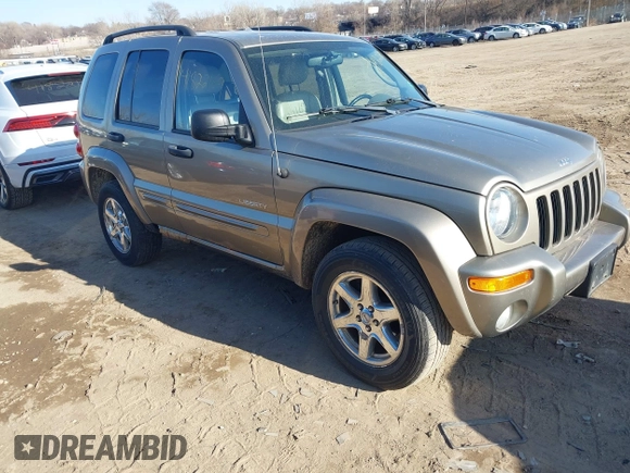 2004 Jeep Liberty Limited with VIN 1J4GL58K14W241524, listed as a IAAI auction lot 41822169 with 136,090 mi miles. Bid and sale history available at carsss.com. Image 1.