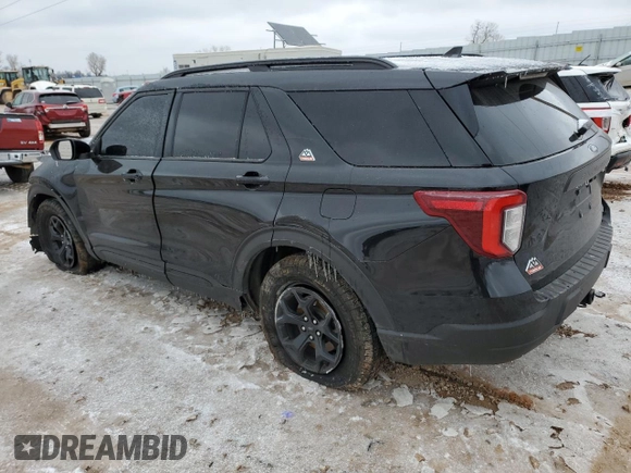 2023 Ford Explorer Timberline with VIN 1FMSK8JH8PGA92543, listed as a Copart auction lot 44744075 with 23,154 mi miles and Salvage Title. Bid and sale history available at carsss.com. Image 2.